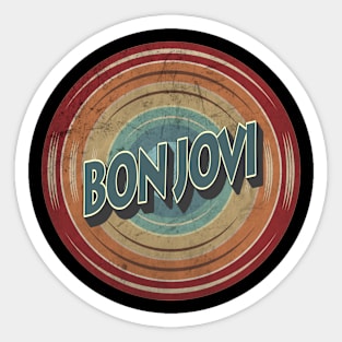 bon jovi vintage dim Sticker